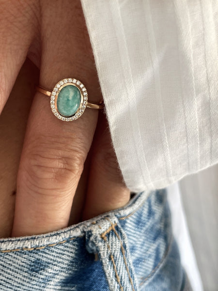 Bague Le lagon - tailles 50