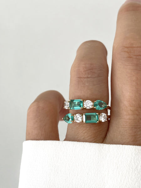 Bague Mosaïque - tailles 50 & 58