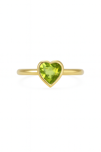 "THE HEART" Peridot ring