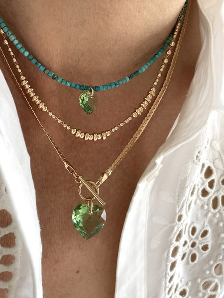 Collier Mona vert