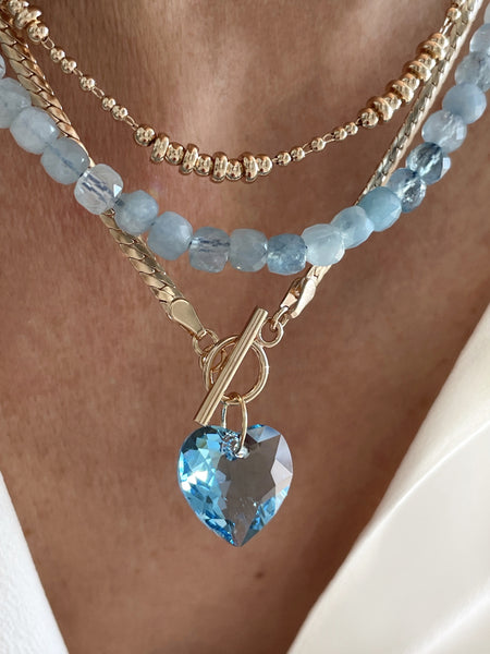 Collier Mona bleu