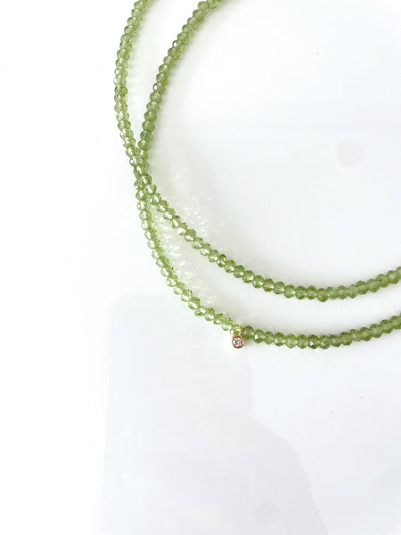 Collier Songe péridot