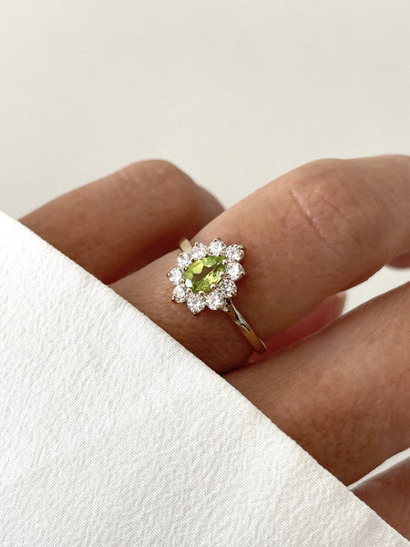 Merveille peridot ring - size 58
