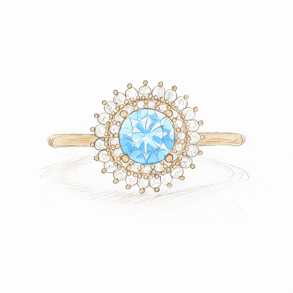 La Sublime bleue - taille 58