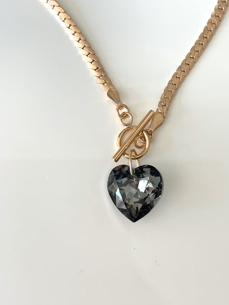 Collier Mona nuit argentée