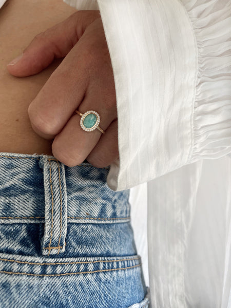 Bague Le lagon - tailles 50