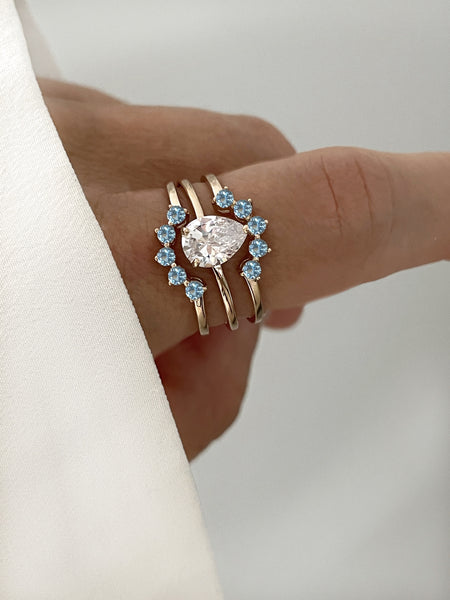 Blue Mirage ring (individually)