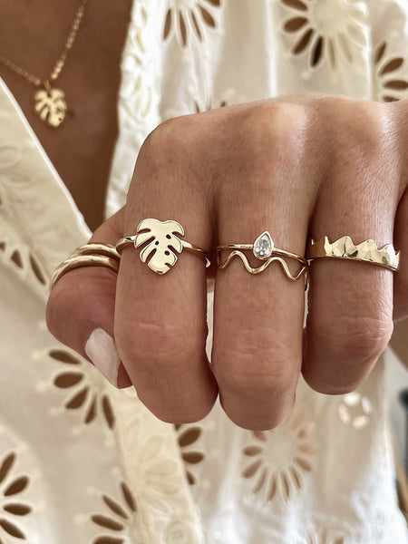 Bague Monstera
