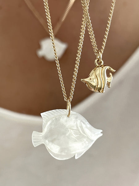 Mother-of-pearl Lagoon necklace